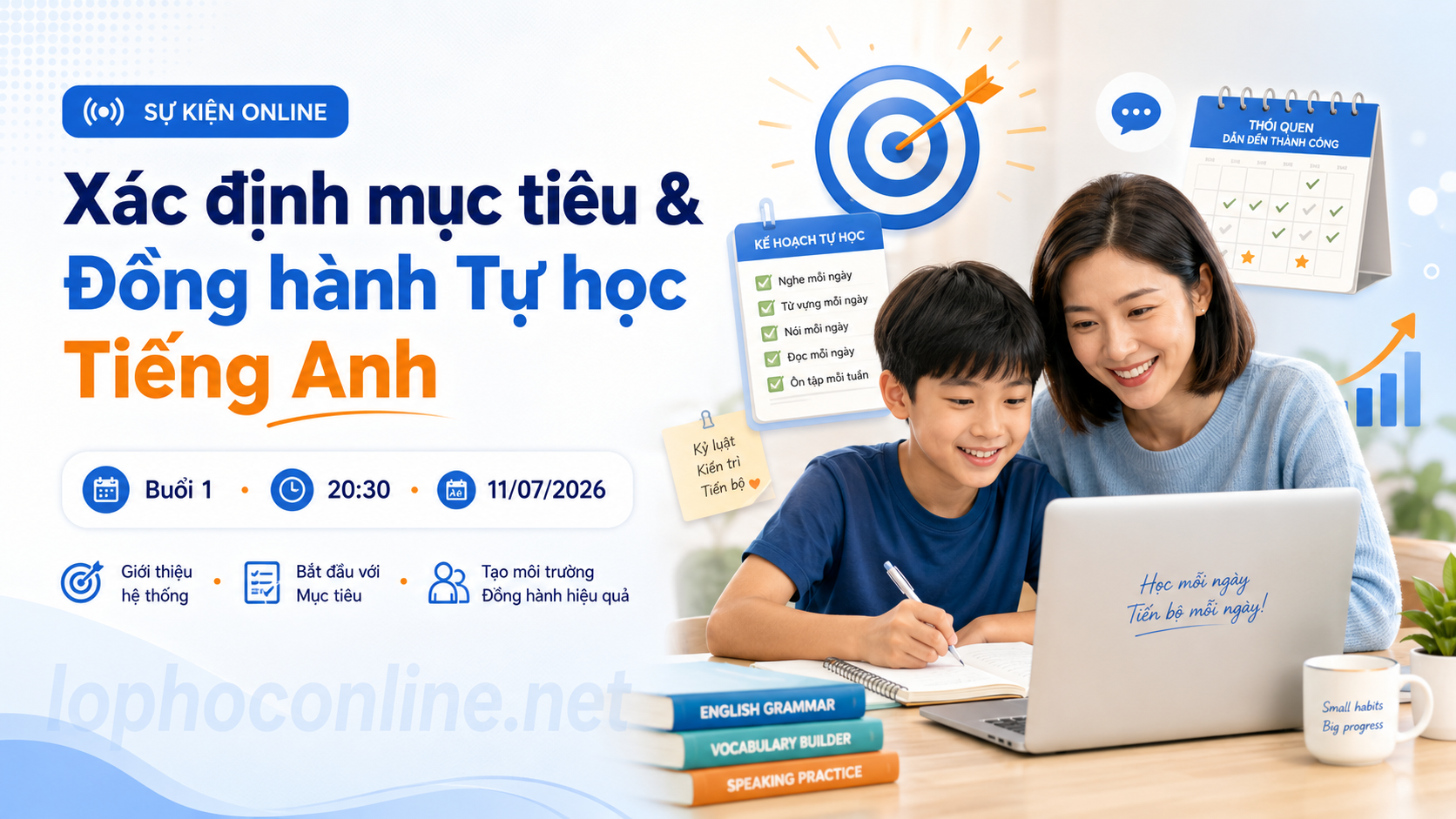 Xác định mục tiêu & Đồng hành Tự học Tiếng Anh - Buổi 1